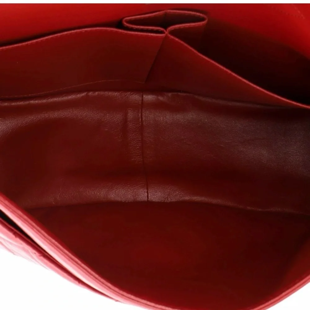 CHANEL Chanel Red Reissue 2.55 Flap Bag Quilted Aged Calfskin 227